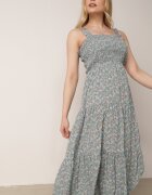 rosa Rochie Albastru deschis Cloș Cu bretele Florală Hasana