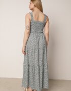rosa Rochie Albastru deschis Cloș Cu bretele Florală Hasana