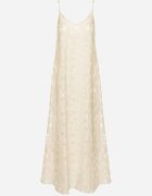 rosa Rochie Bej cu Viscoză Croială trapezoidală cu bretele Silarelle
