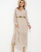 rosa Rochie Bej deschis Cu curea Deinene