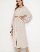 rosa Rochie bej Dorothoe