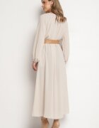 rosa Rochie bej Dorothoe