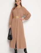 rosa Rochie Bej Dorothoe