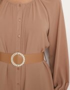 rosa Rochie Bej Dorothoe