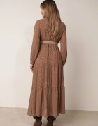 rosa Rochie bej închis Cu curea Deinene
