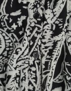 rosa Rochie Bej-Negru Evazată cu cordon Gylten
