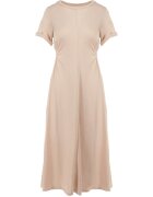 rosa Rochie bejă de bumbac Chipih