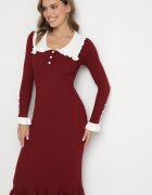 rosa Rochie Bordo