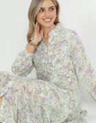 rosa Rochie cămașă evazată maxi mentă Zalest