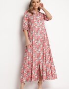 rosa Rochie-cămașă Roz-Roșie Fabillus