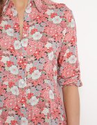 rosa Rochie-cămașă Roz-Roșie Fabillus