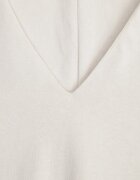 rosa Rochie din bumbac oversize cu buzunare Thaelusa Bej