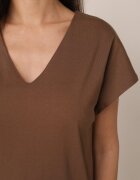 rosa Rochie din bumbac oversize cu buzunare Thaelusa Maro