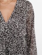 rosa Rochie Gri Lalessa