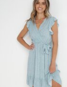 rosa Rochie Mentă cu Curea Rartho