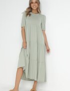 rosa Rochie Mentă din Bumbac Ulrika