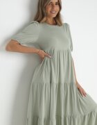 rosa Rochie Mentă din Bumbac Ulrika