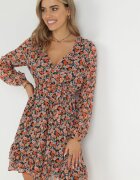 rosa Rochie Negru-Roșie Asootis