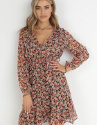 rosa Rochie Negru-Roșie Asootis