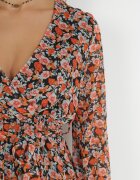 rosa Rochie Negru-Roșie Asootis