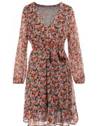 rosa Rochie Negru-Roșie Asootis