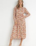 rosa Rochie Portocalie-Violetă Chionone