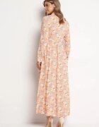rosa Rochie tip cămașă Portocaliu-Albă Fabillus