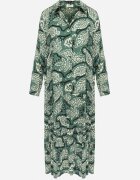 rosa Rochie tip cămașă Verde închis cu flori Zari