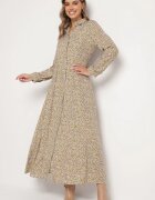 rosa Rochie Verde-Bej Perippe