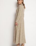 rosa Rochie Verde-Bej Perippe