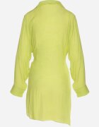 rosa Rochie Verde Deschis petrecută cu guler Qeviana