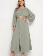 rosa Rochie Verde Dorothoe