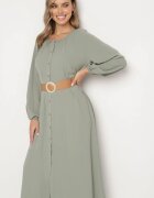 rosa Rochie Verde Dorothoe