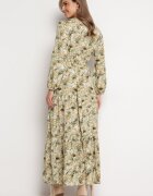 rosa Rochie Verde Petrecută Maxi Jiss