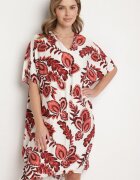 rosita Rochie Bordo cu In și Viscoză Decorată cu Zirconii Sadelune