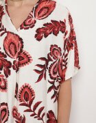 rosita Rochie Bordo cu In și Viscoză Decorată cu Zirconii Sadelune