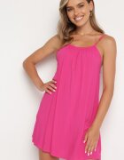 rosita Rochie Fucsia din vâscoză cu bretele reglabile Ulantia