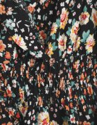 rosita Rochie Granat Evazată din Viscoză Florală Evalis