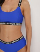 rosse line Bikini Albastru Sutien Sport și Chiloți Tip Slip cu Inscripții Nevianea