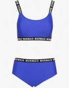 rosse line Bikini Albastru Sutien Sport și Chiloți Tip Slip cu Inscripții Nevianea