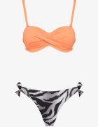 rosse line Bikini Portocaliu Sutien Legat la Spate 2 Perechi Chiloți Tip Figi Galarella