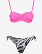 rosse line Bikini Roz Sutien Legat la spate 2 Perechi Chiloți Tip Figă Galarella