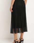rosse line Fustă de tul Neagră cu talie elastică Rissayne