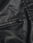 rosse line Geacă scurtă de tranziție în stil bomber cu guler tip tunică Eleanne Neagră