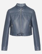 rosse line Jachetă ramonescă Bleumarin stil motociclist cu cataramă Terlia
