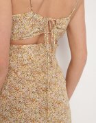 rosse line Rochie Galbenă Cloș Decorată Cu model geometric Taelissa