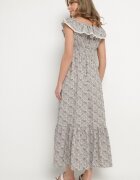 rosse line Rochie mov decorată cu volane Folirae