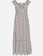 rosse line Rochie mov decorată cu volane Folirae