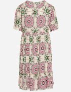 rosse line Rochie Roz Boho din Viscoză cu Croială Cloș Wiadena