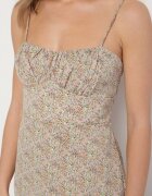 rosse line Rochie Verde Evazată Decorată cu Model Geometric Taelissa